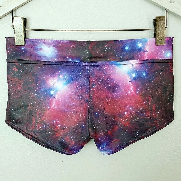 Blackmilk Galaxy Print Athletic Shorts - Picture 4 of 10